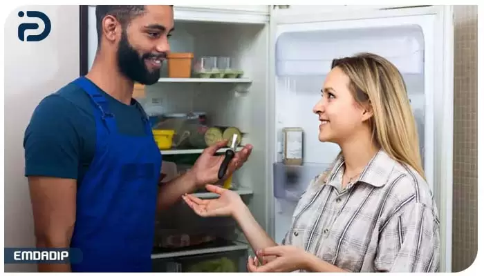 عیب یابی مشکلات یخچال فریزر ایندزیت با راهنمایی تعمیرکار نمایندگی امداد آی پی