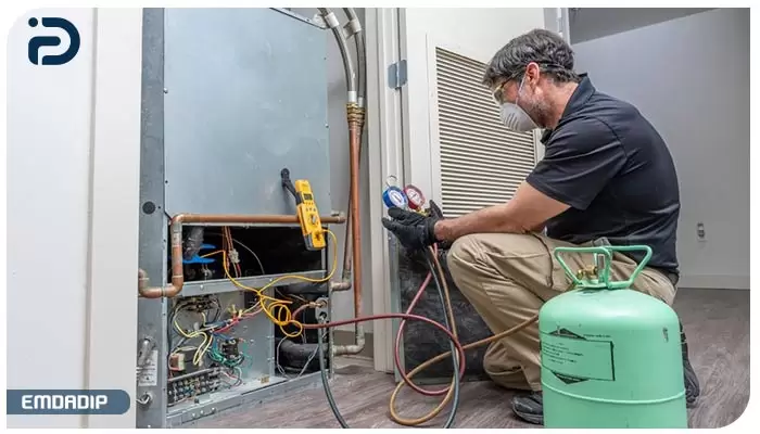 نشتی گاز در یخچال