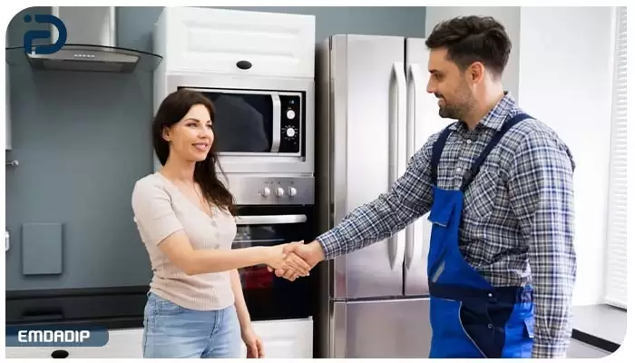 نحوه تماس با نمایندگی تعمیرات یخچال