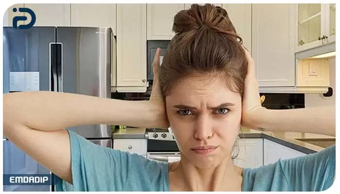 تعمیرات و رفع مشکل سر و صدای زیاد یخچال دوو