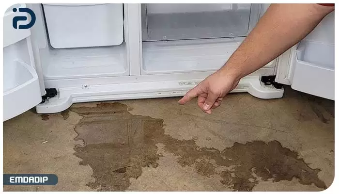 نشتی آب از یخچال