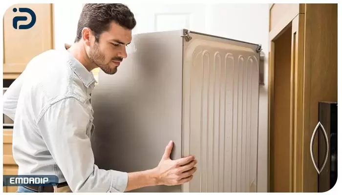 گرم بودن هر دو طرف بیرونی یخچال