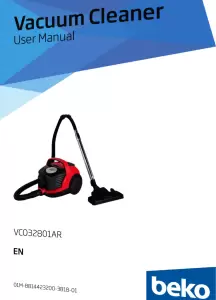 دفترچه راهنمای فارسی جاروبرقی بکو