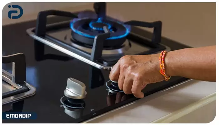 چرا شعله های اجاق گاز بیمکث نامنظم است