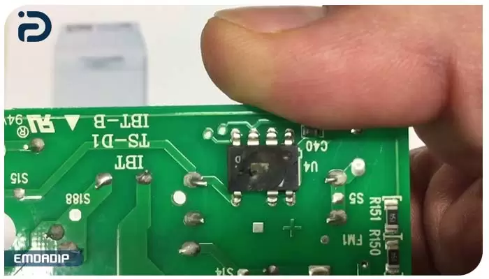 خرابی تایمر یا برد الکترونیکی