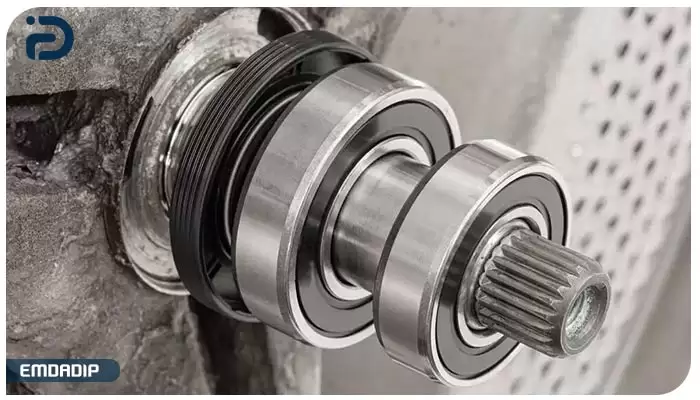 خرابی بلبرینگ عامل نچرخیدن دیگ ماشین لباسشویی