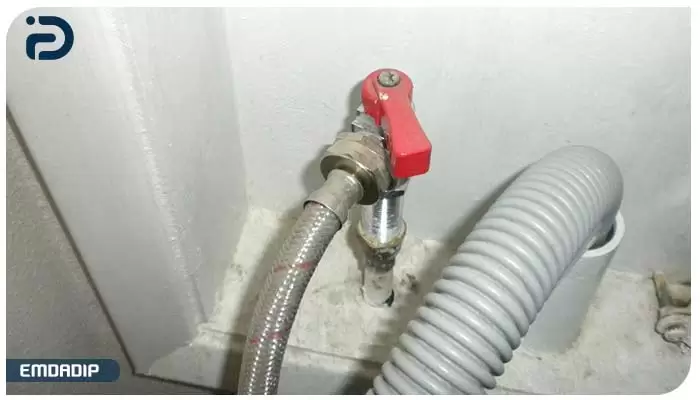 قطع بودن مسیر درست شیلنگ ها