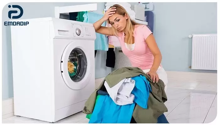 چرا ماشین لباسشویی کف نمی کند؟