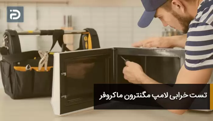 تست خرابی لامپ مگنترون ماکروفر