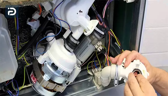 تعویض موتور شستشوی ماشین ظرفشویی